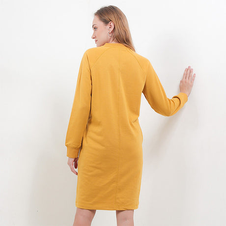 Hush Puppies Pakaian Wanita Dress Bsc Belly In Mustard