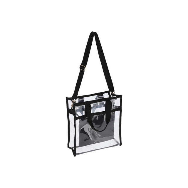 LeSportsac Tas Wanita Tote bag Clear Small N/S Tote In Clear/ Black