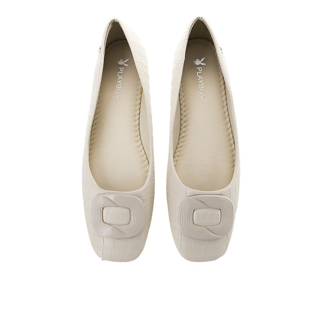 Playboy Sepatu Wanita Flats Zenaida In Beige