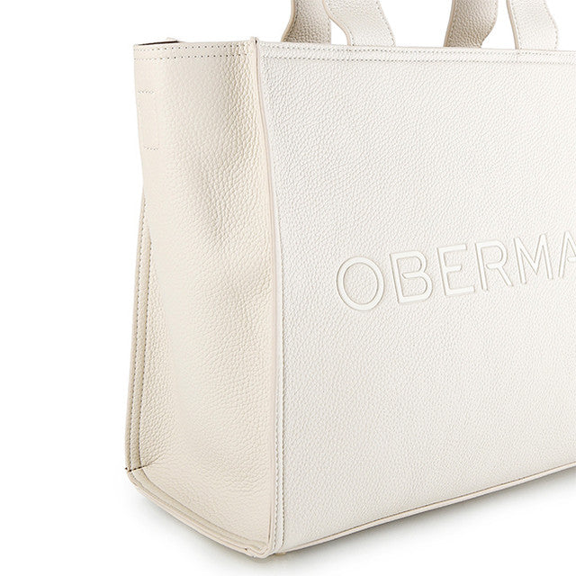 Delene Top Handle In Beige