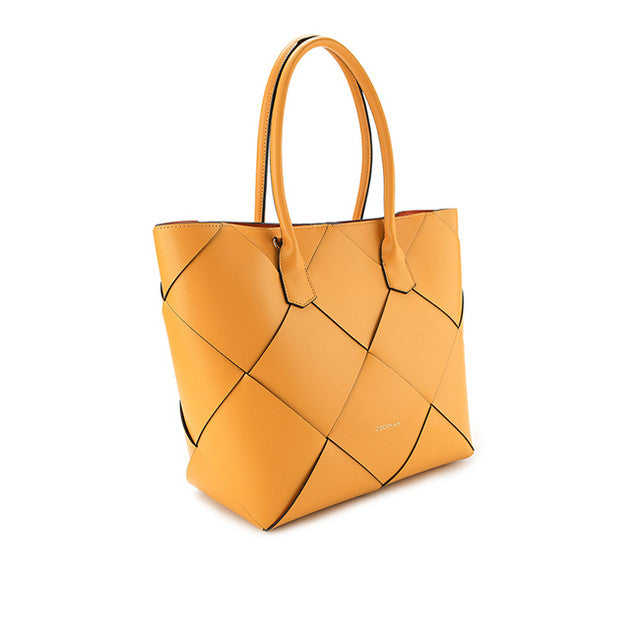 Charlotte Top Handle Bag (L) In Yellow