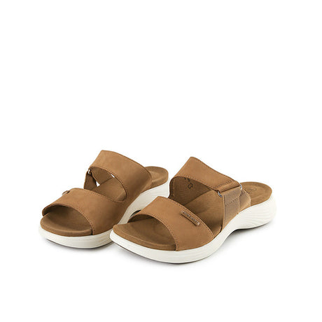 Hush Puppies Sandal Wanita Lissa Slip On In Brown