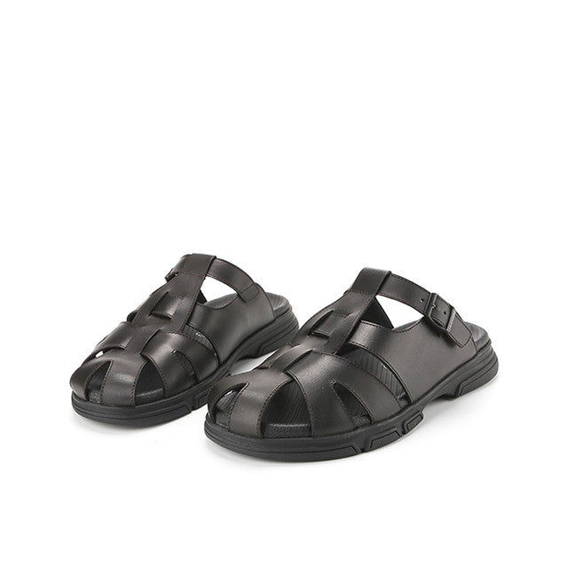 Playboy Sandal Pria Jeremy Mules In Coffee
