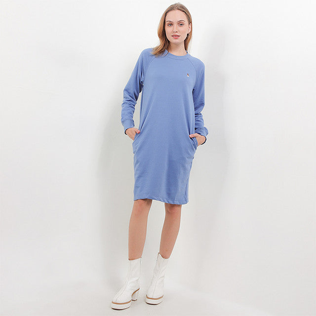 Hush Puppies Pakaian Wanita Dress Bsc Belly In Blue