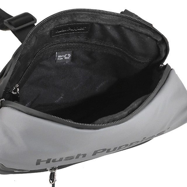 Hush Puppies Tas Pria Kingsley Chest Bag In Black