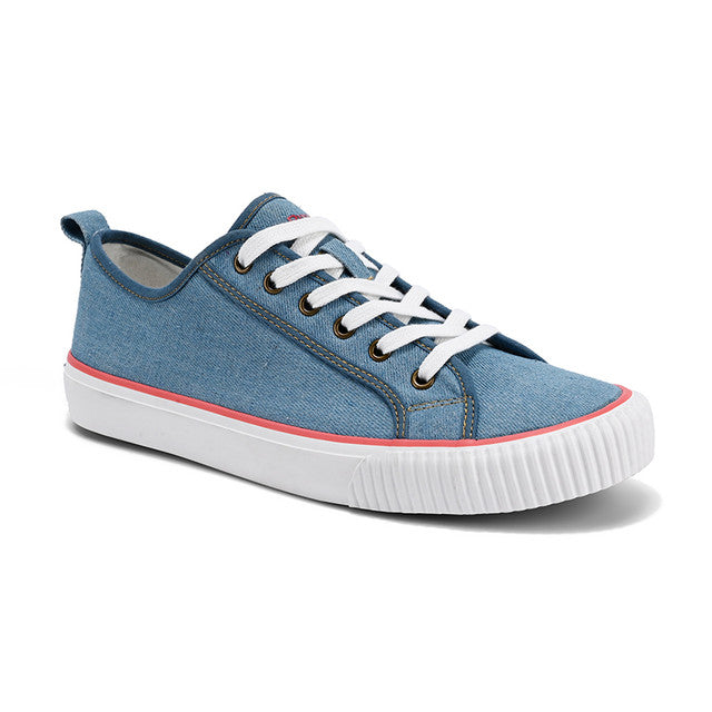 Hush Puppies Sepatu Pria Sneakers Erris In Blue