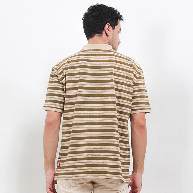 Obermain Pakaian Pria Polo Rope In Khaki