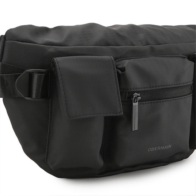 Obermain Tas Pria Joel 1 Waist Bag In Black
