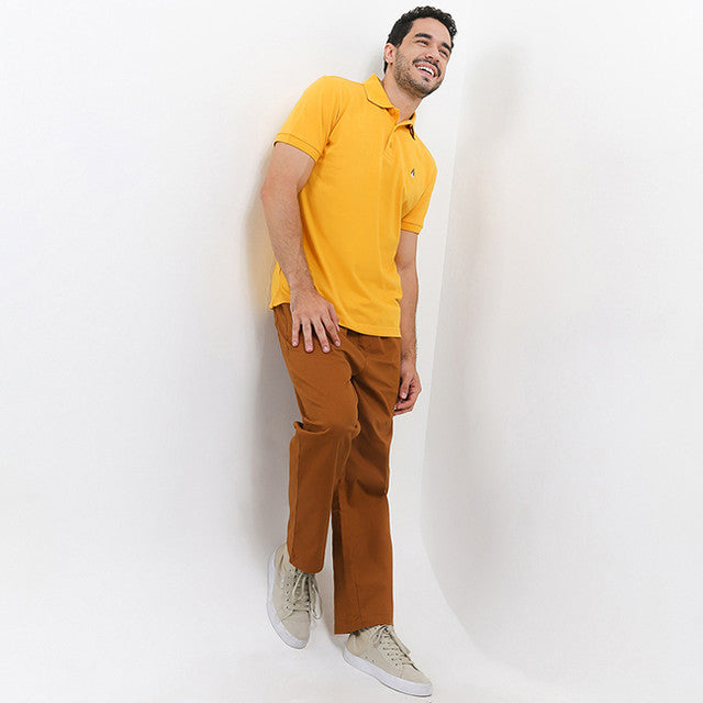 Hush Puppies Pakaian Pria Polo Farro 2 In Mustard