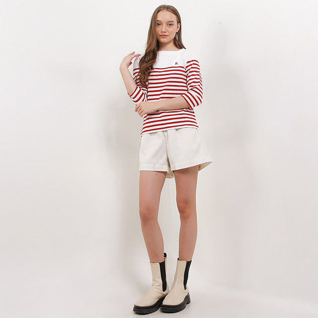 Hush Puppies Pakaian Wanita T Shirt Bsc Ponovi In Red