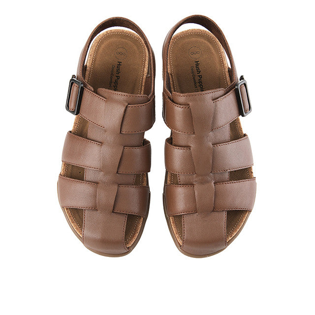 Hush Puppies Sandal Pria Asahi Jake Fisherman In Tan