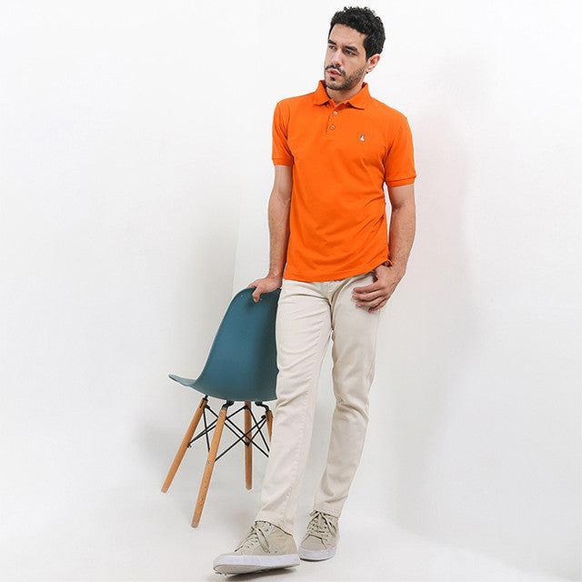 Hush Puppies Pakaian Pria Polo Farro 2 In Orange