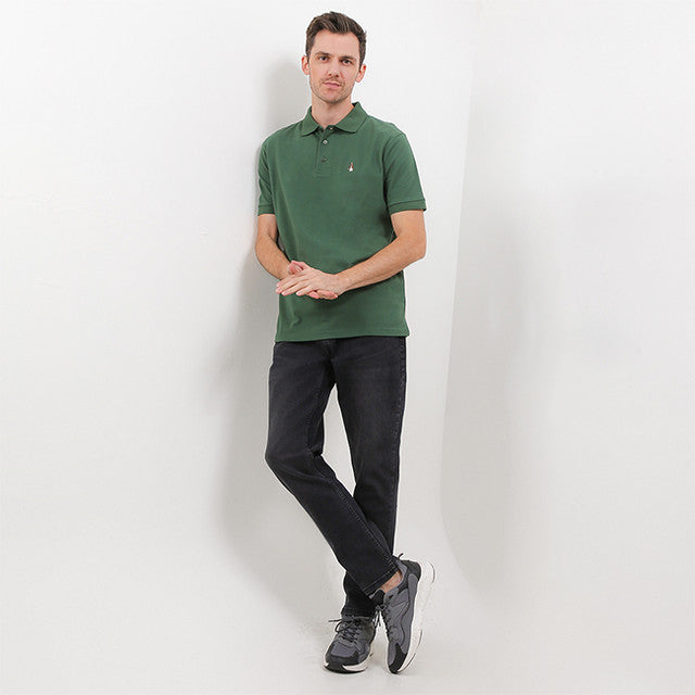 Hush Puppies Pakaian Pria Polo Bsc Tangelo In Green