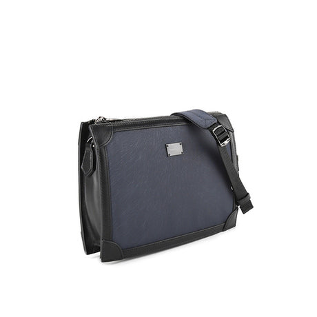 Manrico Clutch/Messenger Bag In Navy