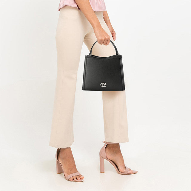 Obermain Bags Wanita Chloe Top Handle In Black