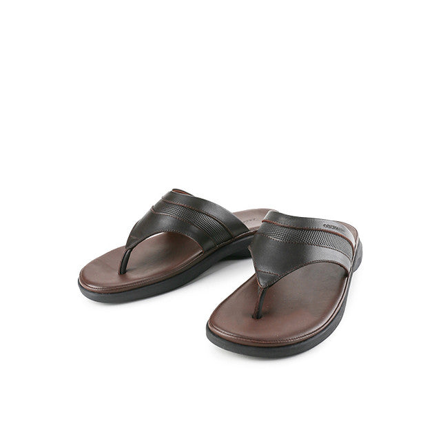 Obermain Sandal Pria Sandals Eugen Kyron In Dark Brown