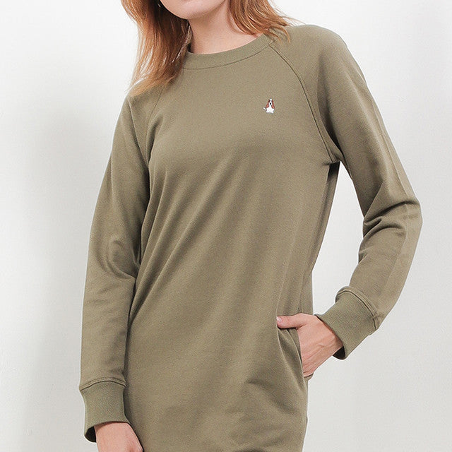 Hush Puppies Pakaian Wanita Dress Bsc Belly In Olive