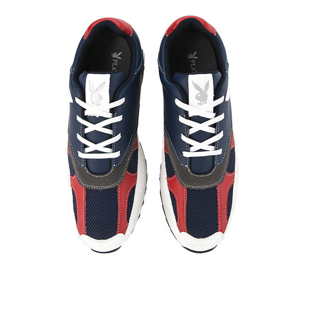 Playboy Men Shoes Admesh In Navy/Red