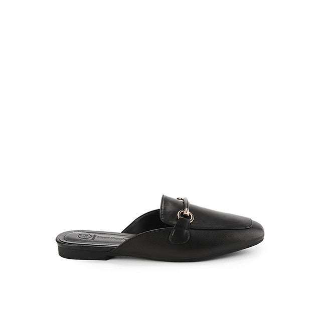 Hush Puppies Sandal Wanita Flats Madison Jansen In Black
