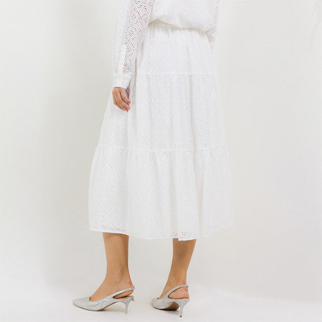 Hush Puppies Pakaian Wanita Linen Kemiri In White