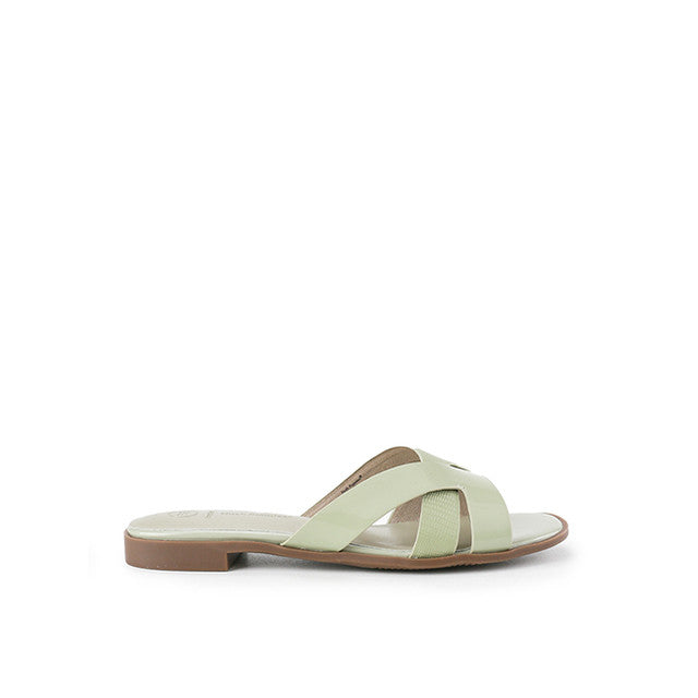 Hush Puppies Sandal Wanita Slide Kitty In Sage