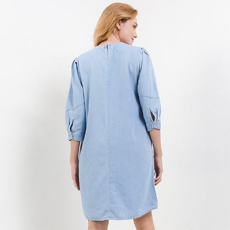 Hush Puppies Pakaian Wanita Dress Camaroon In Light Blue