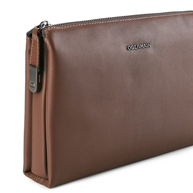 Obermain Bags Pria Clutch Blake Clutch In Brown L