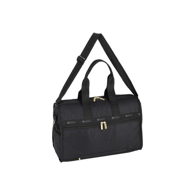 LeSportsac Tas Wanita Duffle Deluxe Med Weekender In Puffy Blossoms Peach