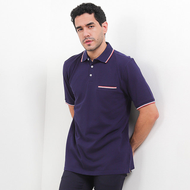 Obermain Pakaian Pria Polo Chester In Navy