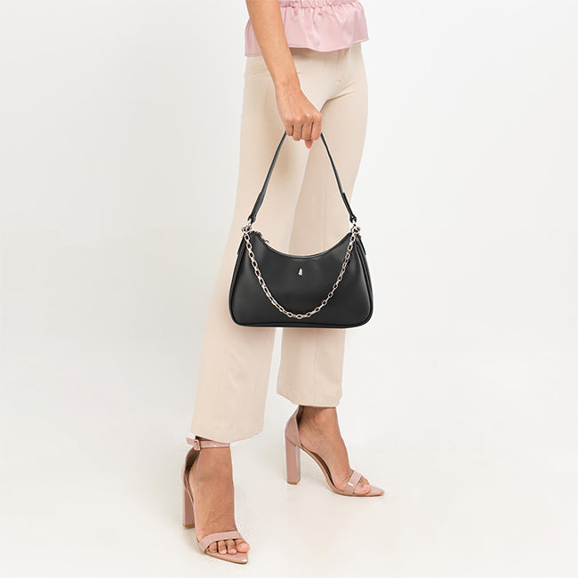 Hush Puppies Tas Wanita Mindee Shoulder In Black