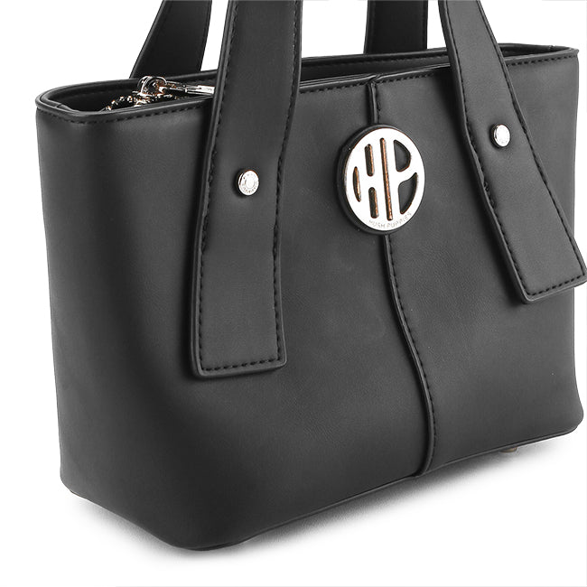 Hush Puppies Women Bags Gennie Satchel (M) In Black