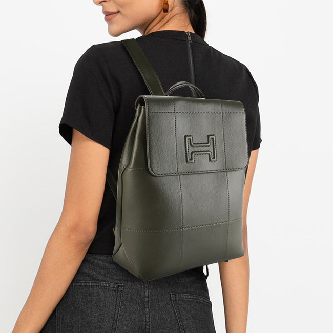 Hush Puppies Tas Wanita Backpack Darlene Backpack M In Olive