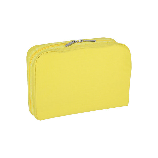 Extra Large Rectangular Cosmetic In Primrse Ylw Logo Cosm