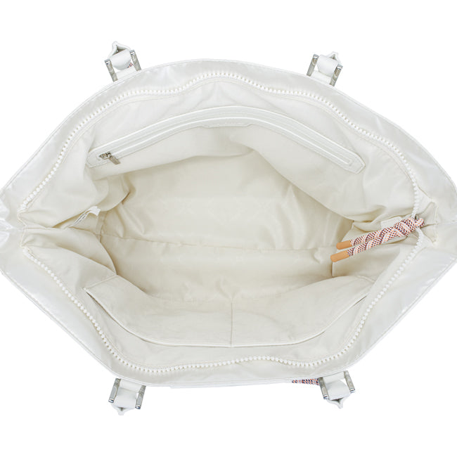 Nicolette Top Handle In White