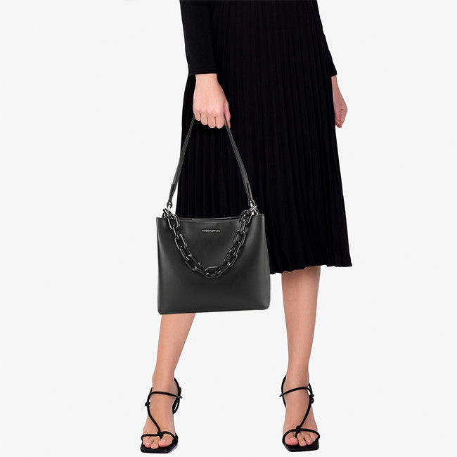 Hush Puppies Tas Satchel Wanita Linsie Satchel (M) In Black