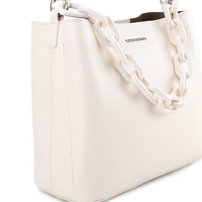 Hush Puppies Tas Satchel Wanita Linsie Satchel (M) In Off White