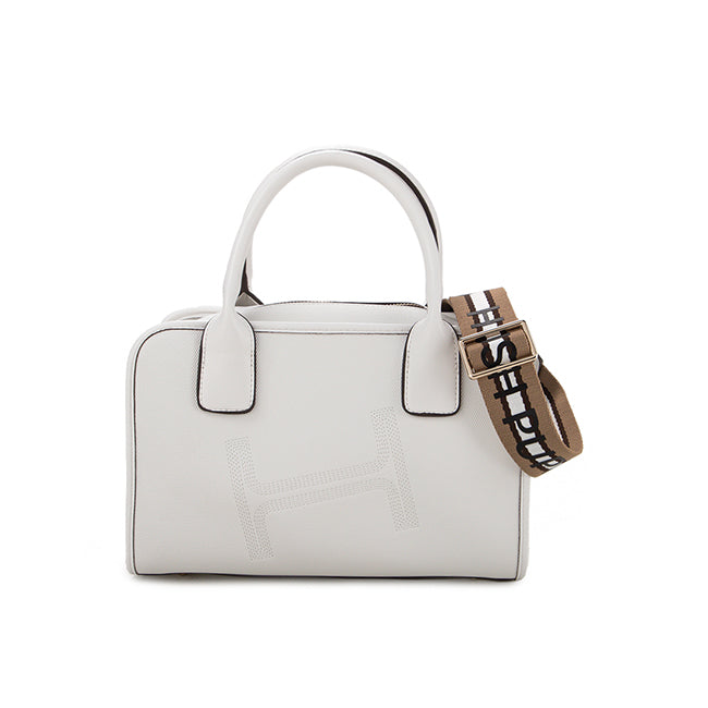 Cass Top Handle L In White