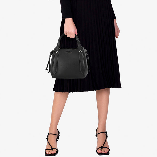 Delfina Satchel M In Black