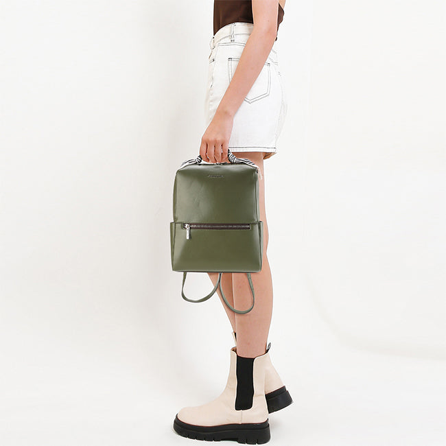 Hush Puppies Women Bags Veron Backpack M In Olive