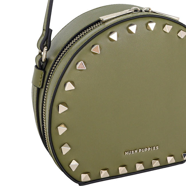 Hush Puppies Tas Wanita Sling Bag Studee Sling M In Olive