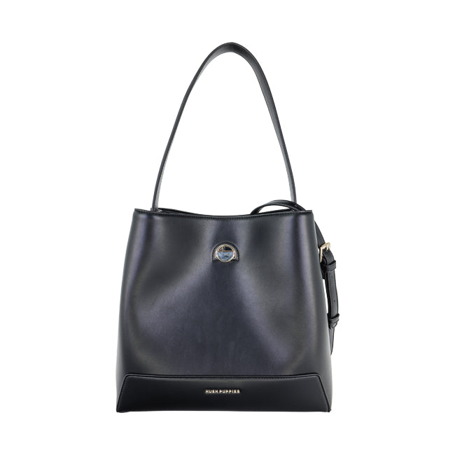 Hush Puppies Tas Wanita Tortee Satchel In Black