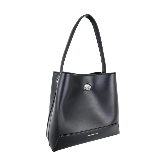Hush Puppies Tas Wanita Tortee Satchel In Black