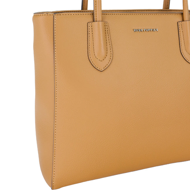 Hush Puppies Women Bags Patty Tote (M) In Camel