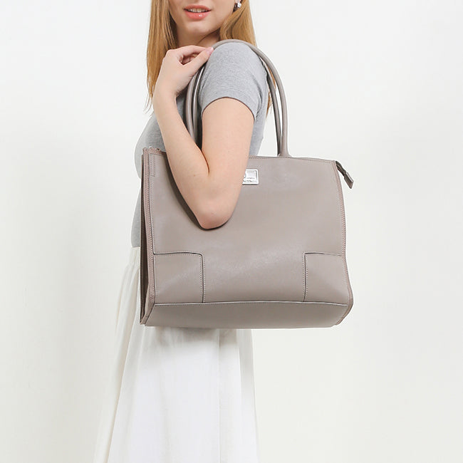 Burch Tote In Grey