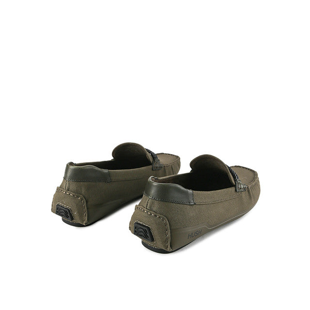 Hush Puppies Sepatu Pria Loafers Tennov Cave Saddle Loafer In Olive