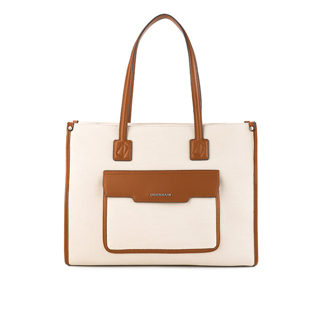 Obermain Tas Tote Wanita Ria Tote (L) In Beige