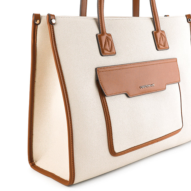Obermain Tas Tote Wanita Ria Tote (L) In Beige