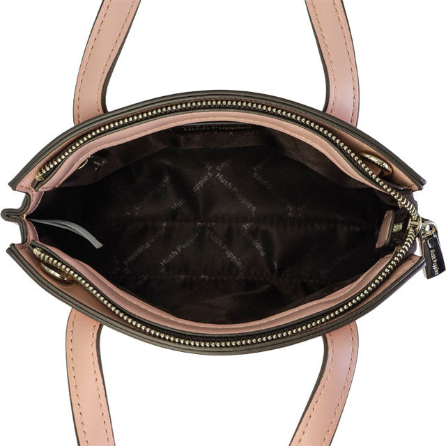 Hush Puppies Women Bags Georgina Satchel (M) In Light Pink