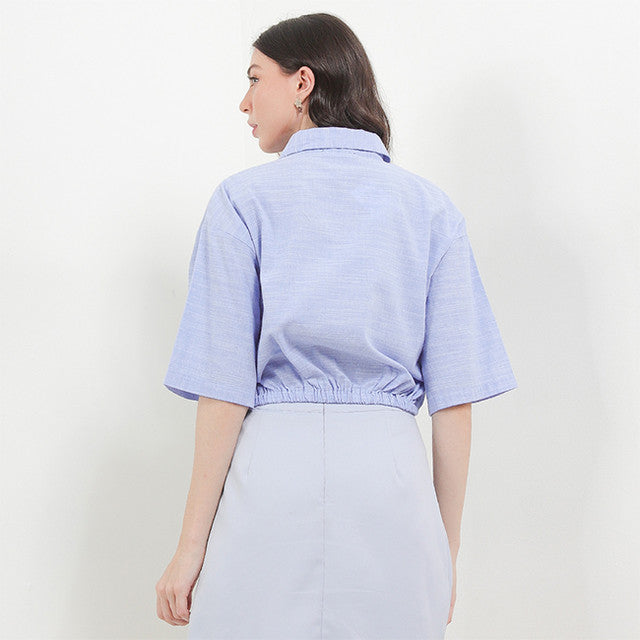 Hush Puppies Pakaian Wanita Shirt Skylite In Blue