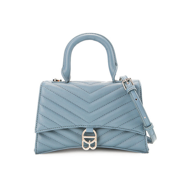 Layla Top Handle Bag (S) In Dusty Blue